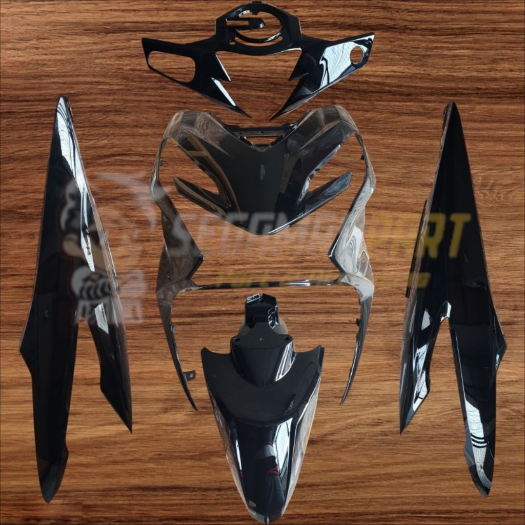 Full Set Fullset Body Halus Honda Beat New Led Gen 2 2024-2025 K1AL Hitam Original