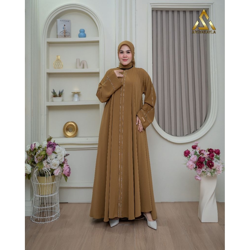 WAN ARSYAKAYLA Maryam abaya premium gamis cantik dewasa premium by arsyakayla