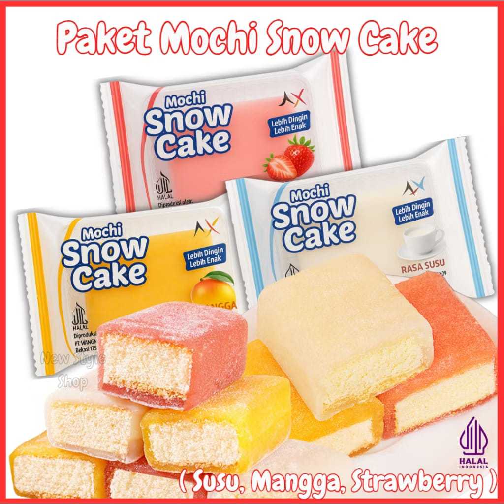 

Mochi Snow Cake (Kue Mochi)