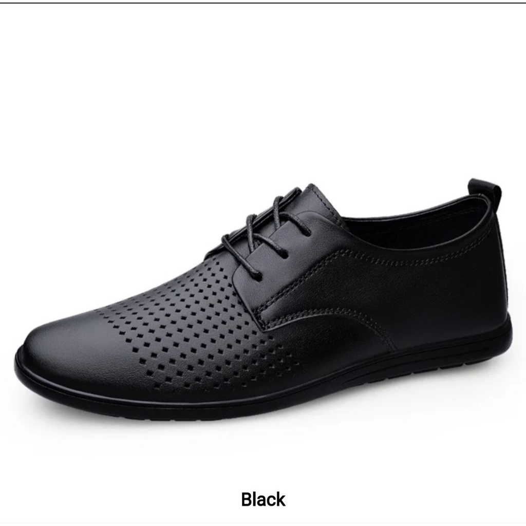 Sepatu Pantofel Polos Pria Casual Formal Modern Kerja Kantor