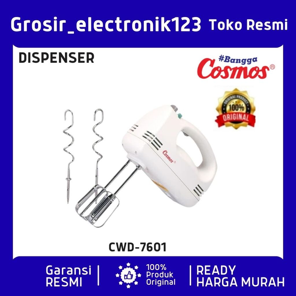 Cosmos Hand Mixer CM 1279 / MIXER Cosmos ORIGINAL CM-1279 / Hand Mixer Murah CM1279