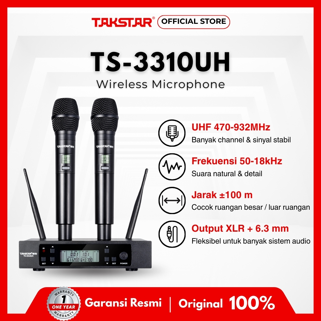TAKSTAR TS-3310UH Wireless Microphone