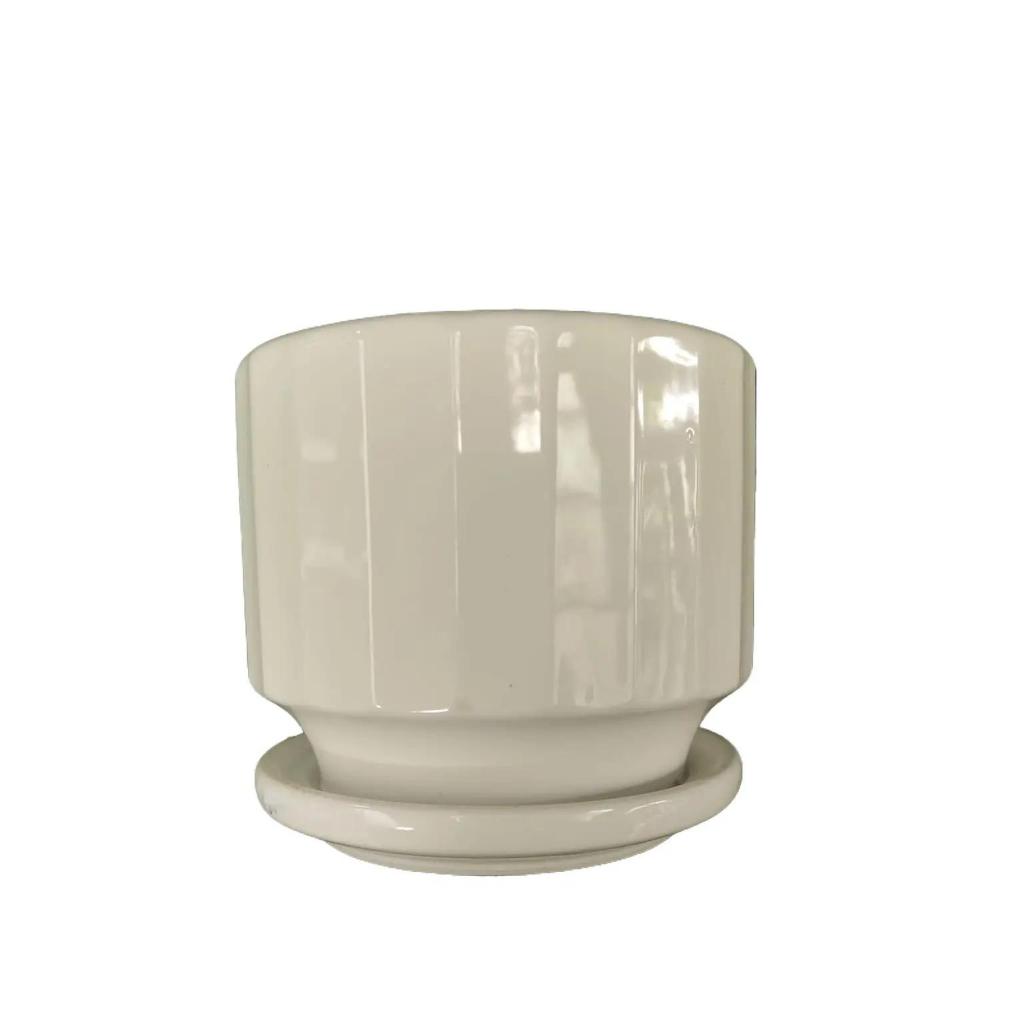 Pot Keramik Pot Mini Pot Estetik Vas Bunga Polos