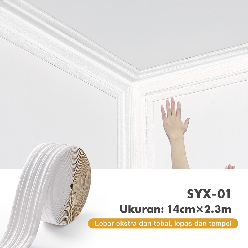 Paus Biru-Wall Border List 2.3 Meter/Wallborder Foam 3D/List dinding 3D