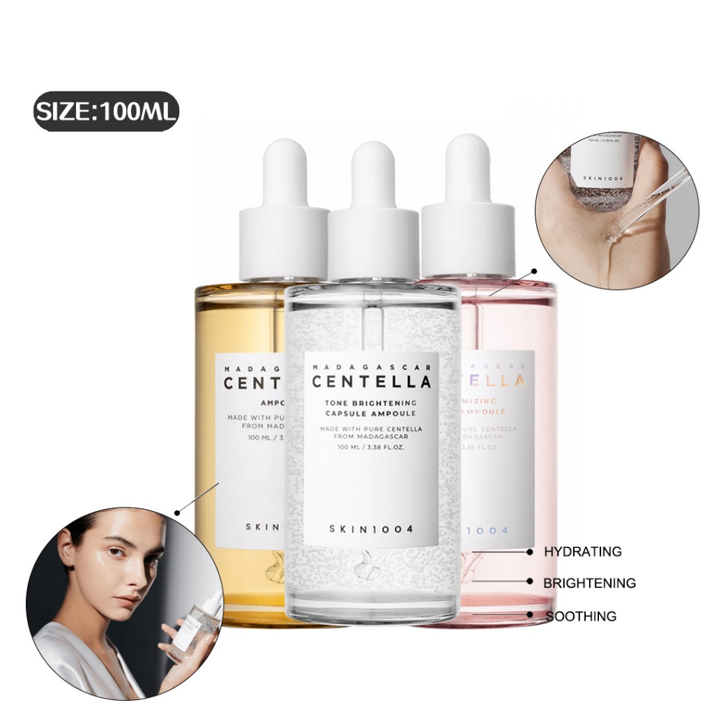 SKIN1004 Madagascar Centella Brightening  Ampoule 100ml Ampoule Facial Serum 100ml SKIN1004 Brighten