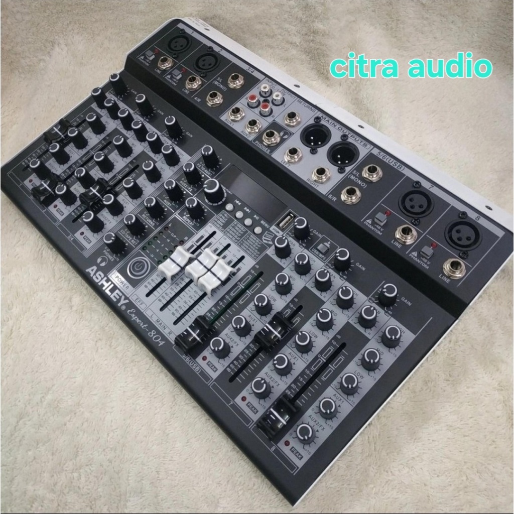MIXER AUDIO ASHLEY EXPERT 804 ORIGINAL 8-CHANNEL