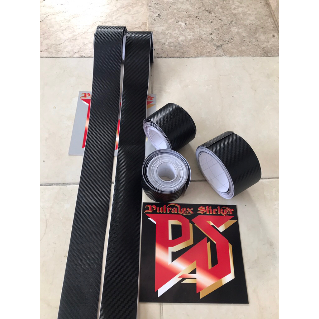 list karbon 3D sticker karbon 3D stiker kevlar list 5cm