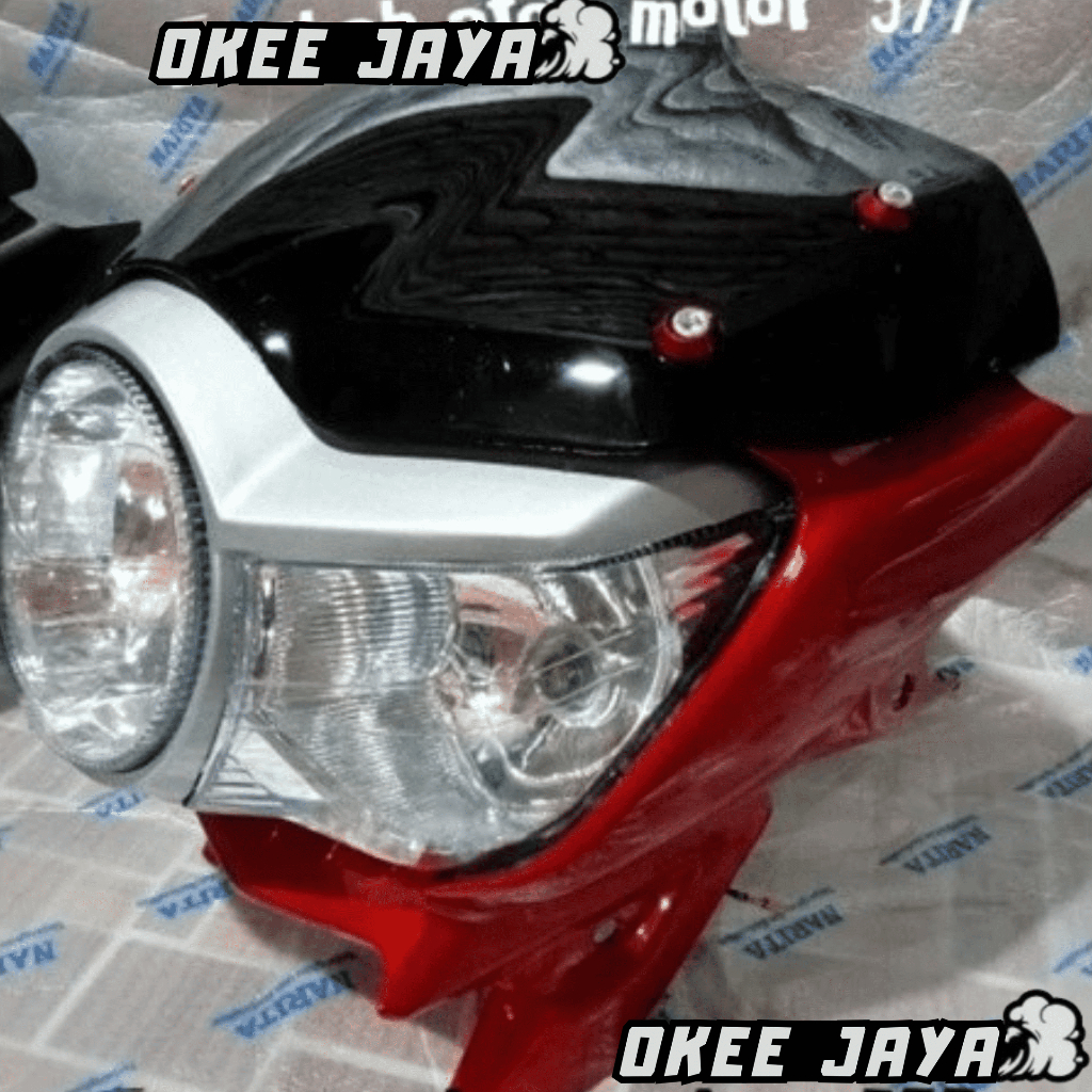 cover lampu tiger pece fullset /batok tiger revo /batok kepala tirev pece /batok depan tiger