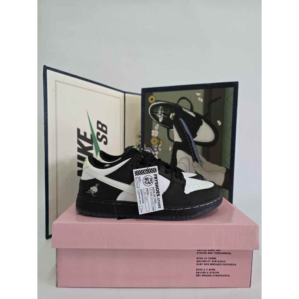 Sepatu Nike SB Dunk Low Jeff Staple panda pigeon size 40 insole 24,5cm