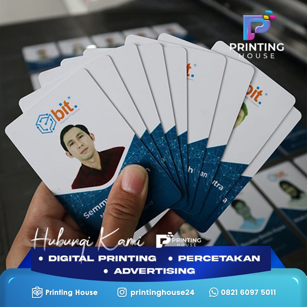 Cetak Id Card / Kartu member / Member Card / Kartu visitor PVC Card