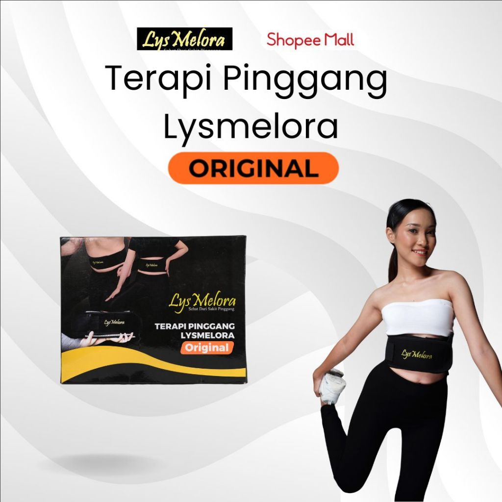 LYSMELORA 9pcs - Sabuk Terapi Pinggang Original Lysmelora - Alat Terapi Pinggang Saraf Terjepit Lysm