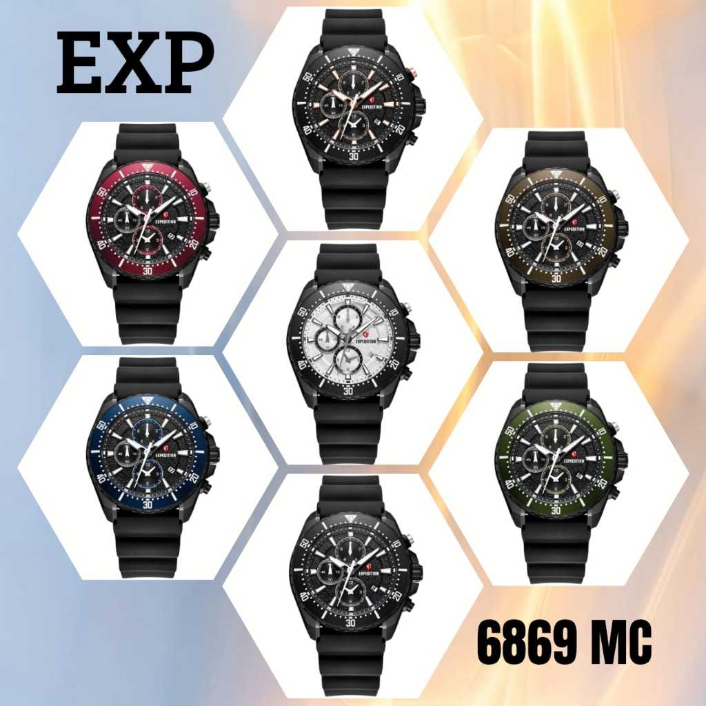 Jam Tangan Pria Analog Expedition 6869MC E6869 E 6869 MC  Original Garansi Resmi