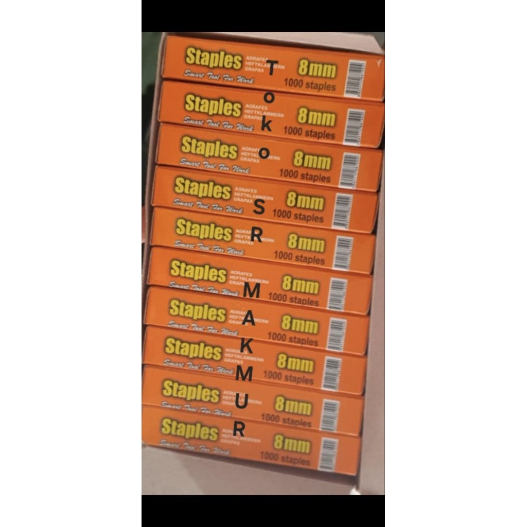 

Staples Isi Staples Tembak 8 mm Guntacker Isi Hekter Aldo