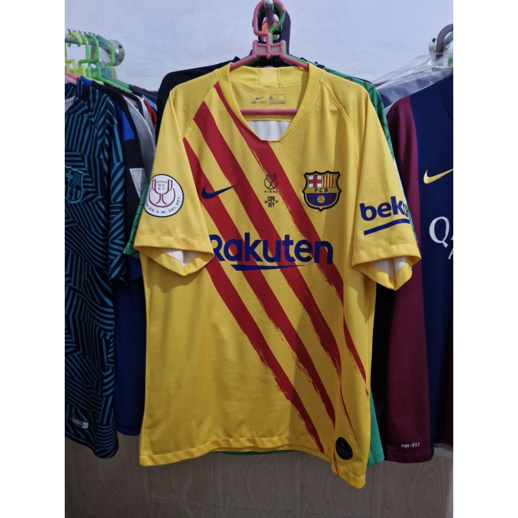 Barcelona Away Senyera 4th 2021-2022 Original, B4rcelona 20/21