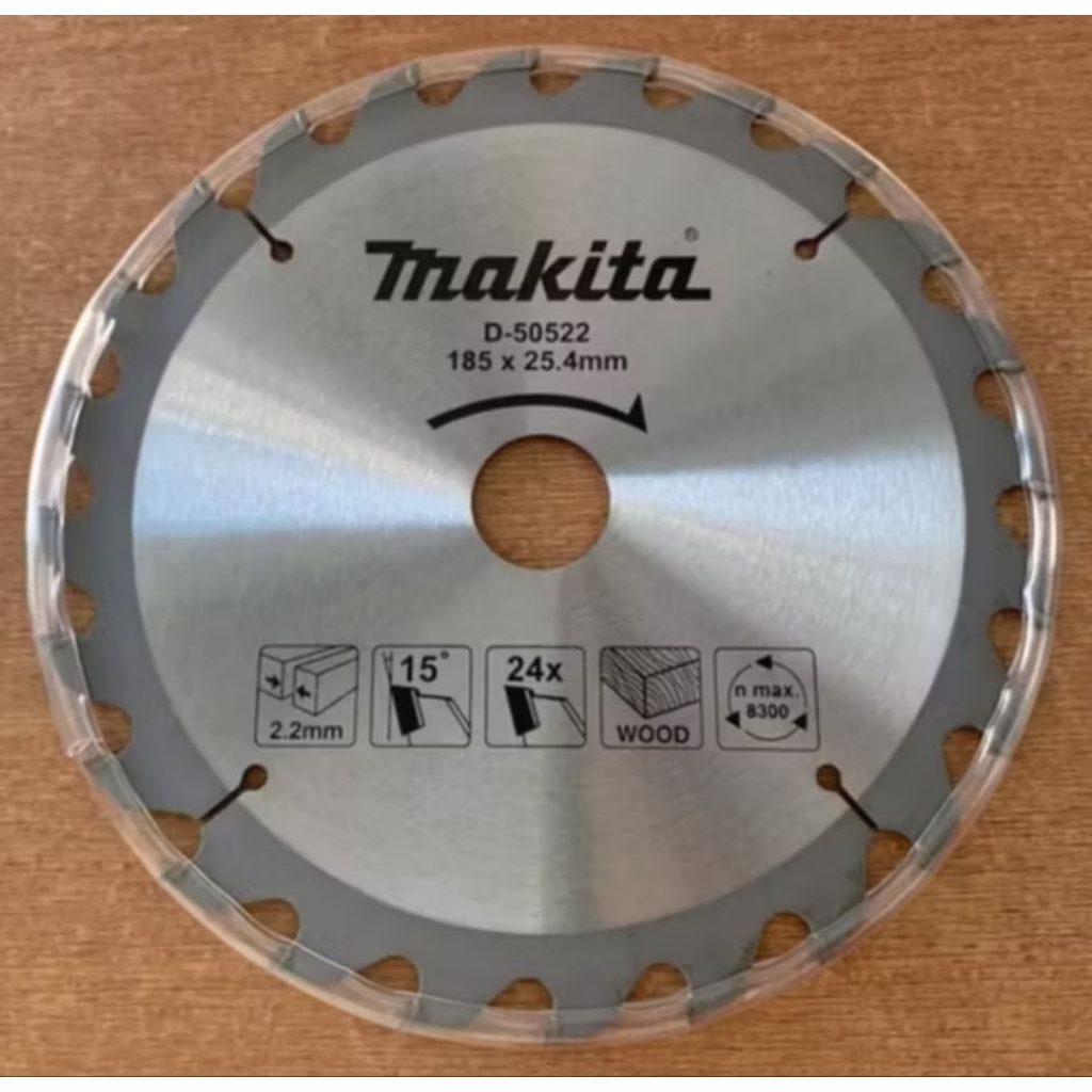 Mata Gergaji Potong Kayu Mata Circular Saw 7 inch x 24T Makita