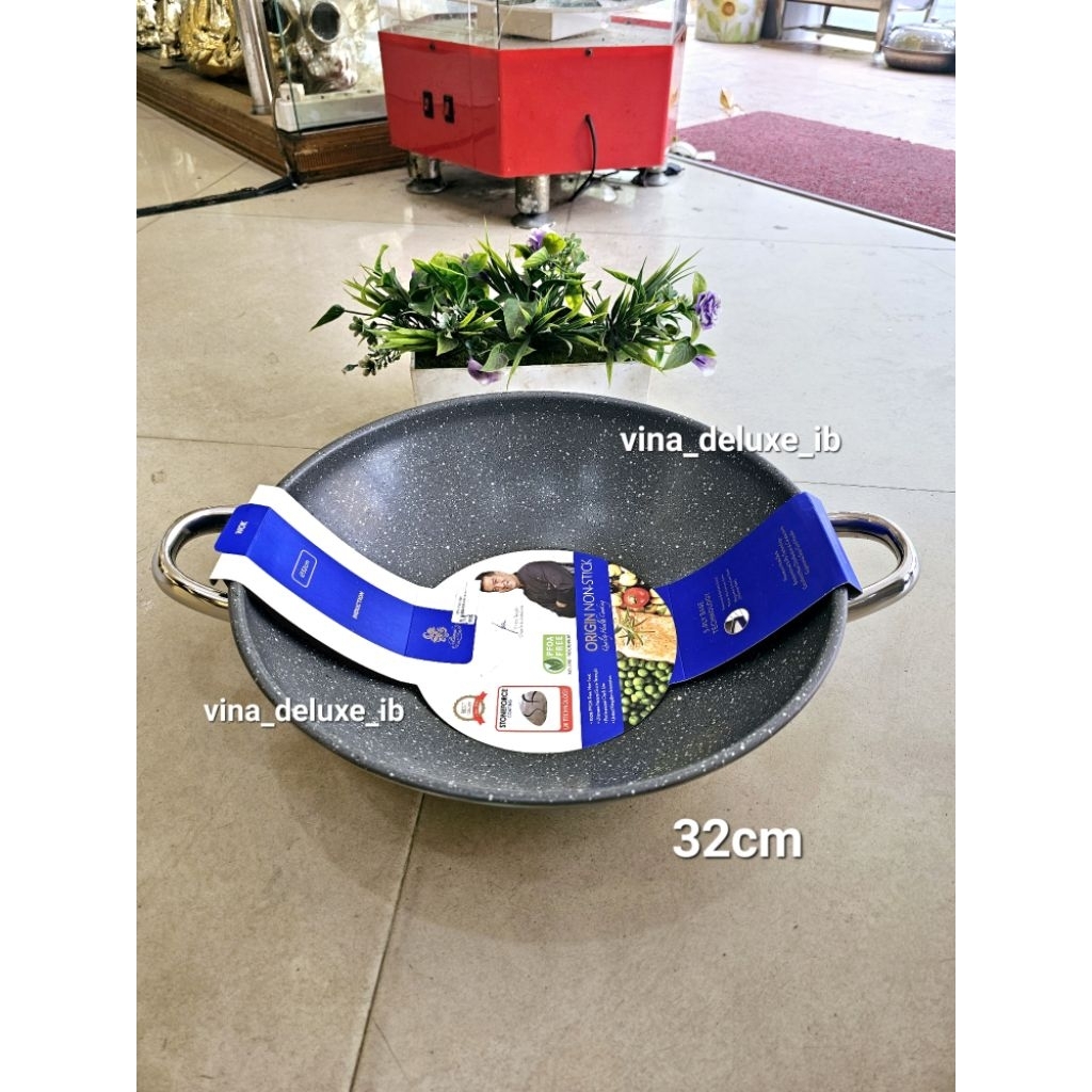 Wok Pan / Kuali Bima Stoneforce Coating 32cm