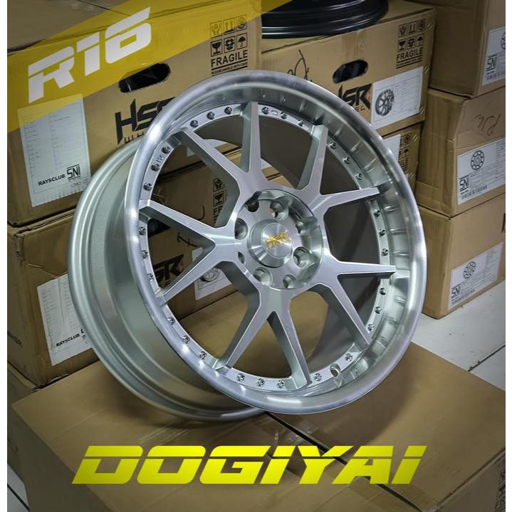 Velg Celong HSR R16 untuk Kijang Yaris Jazz tipe DOGIYAI Ring 16