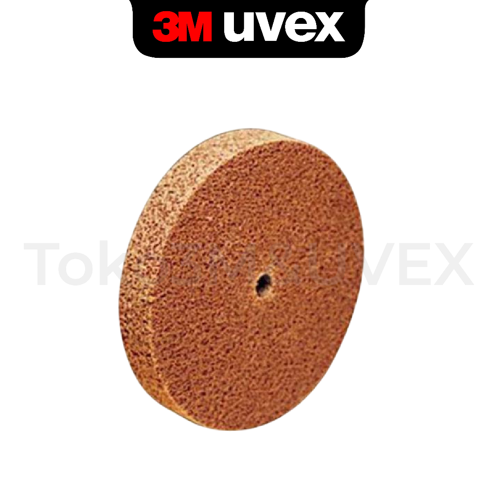 3M Scotch-Brite Cut and Polish Unitized Wheel, 4" x 1/4" x 1/4"-7000034906