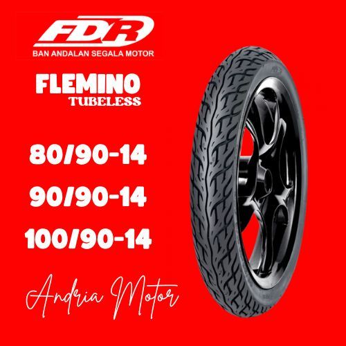 FDR Flemino Tubeless | 80/90-14 | 90/90-14 | 100/90-14 | 100% Original