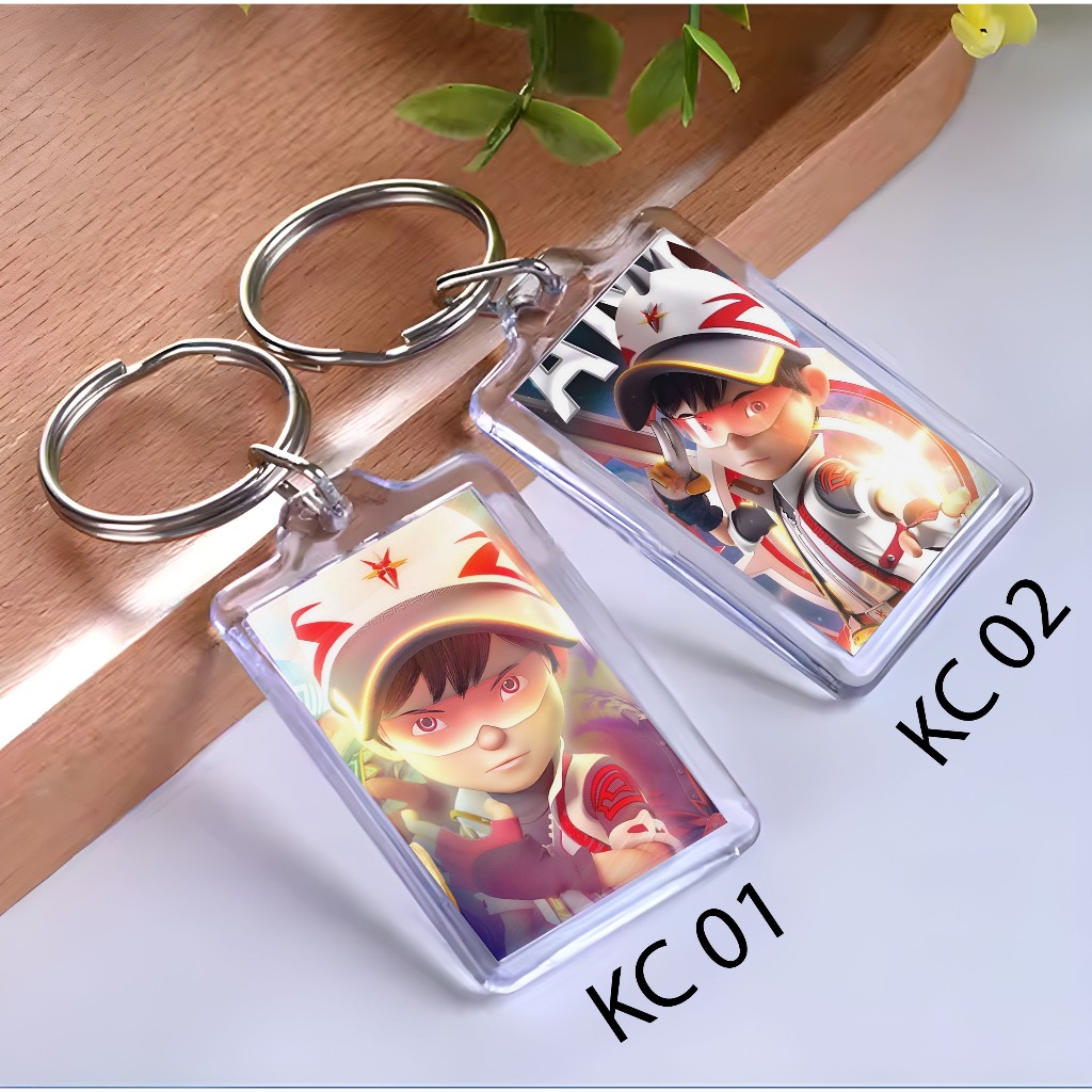 Keychain BOBOIBOY SUPRA - Ganci BOBOIBOY  - Gantungan Kunci -BOBOIBOY SUPRA