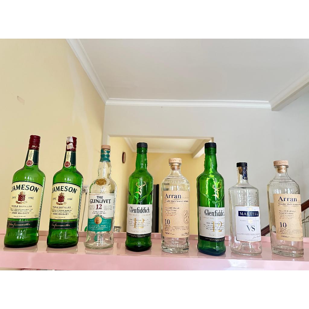 Botol kaca bekas minuman