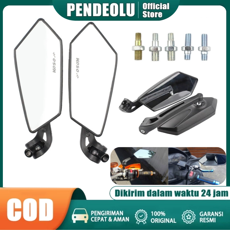 Spion kozo/Spion koso universal/Spion Koso/Spion koso gagang besi sudah SEPASANG