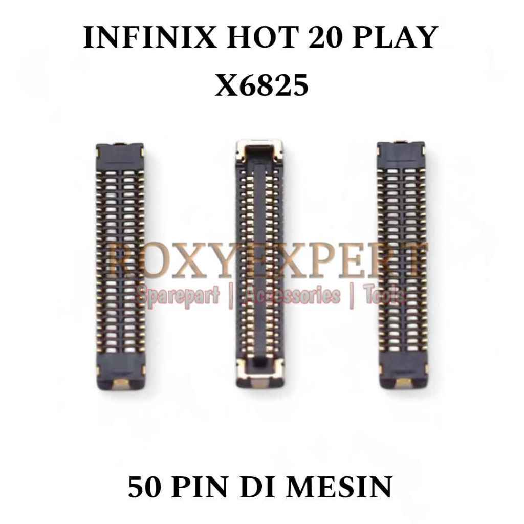 Konektor Lcd Soket FPC Lcd Infinix Hot 20 Play 50 Pin
