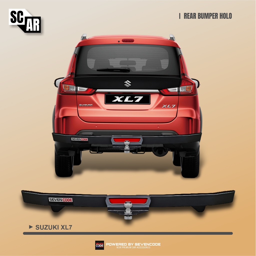 REAR BUMPER GUARD TOWING HOLO SEVENCODE - SUZUKI XL7 XL-7 ALL TYPE