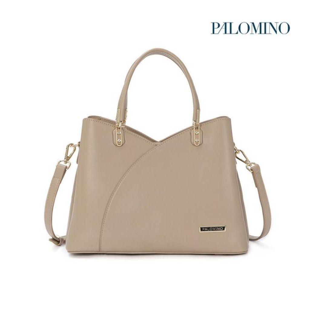 Palomino Olvin Handbag Tas Tangan Wanita Multi Kompartemen Muat Tablet 10 Inch Khaki