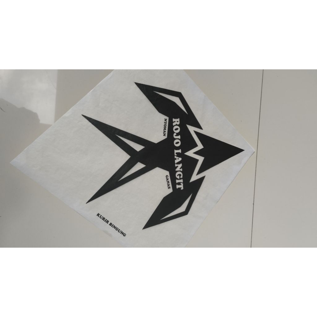 KERTAS LAYANGAN SUKHOI ( kertas saja )