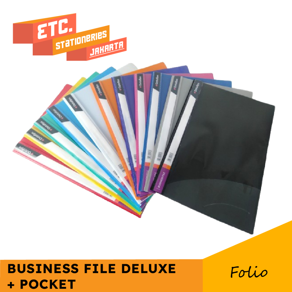 Dataflex Business File Deluxe Pocket / Map Bisnis Pocket / Map Folder Pocket [FOLIO] [12 PCS]