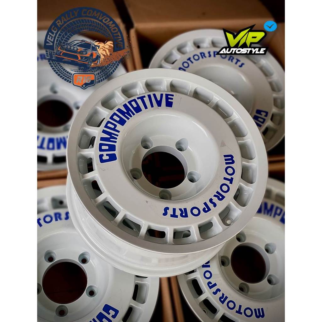 RL COMPOMOTIVE RING 16X7.5 PCD 5X139,7 UNTUK KATANA FEROZA JIMNY TAFT ESCUDO JEEP TERMURAH RING 16