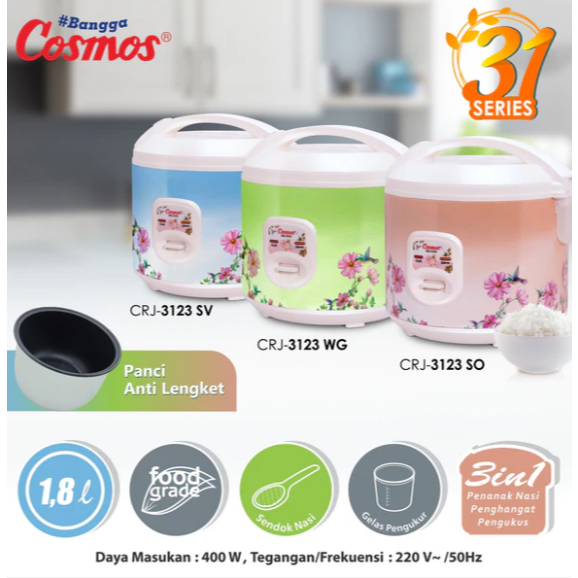 Cosmos Rice cooker CRJ-3123