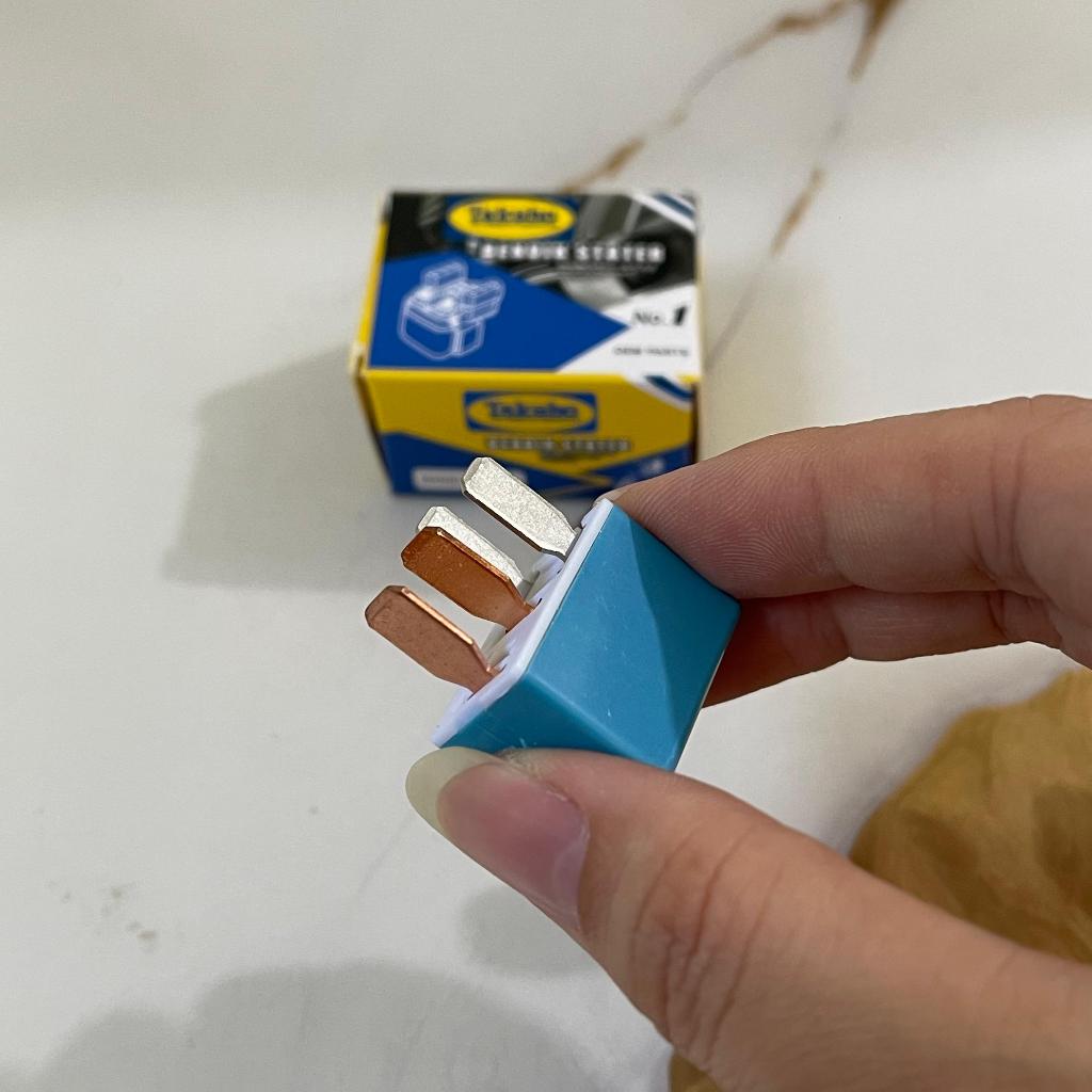 SWITCH STARTER / BENDIK (BAHAN TEMBAGA ASLI) MOTOR RELAY BEAT FI/BEAT KAKI 4 BIRU (TAKEHO)