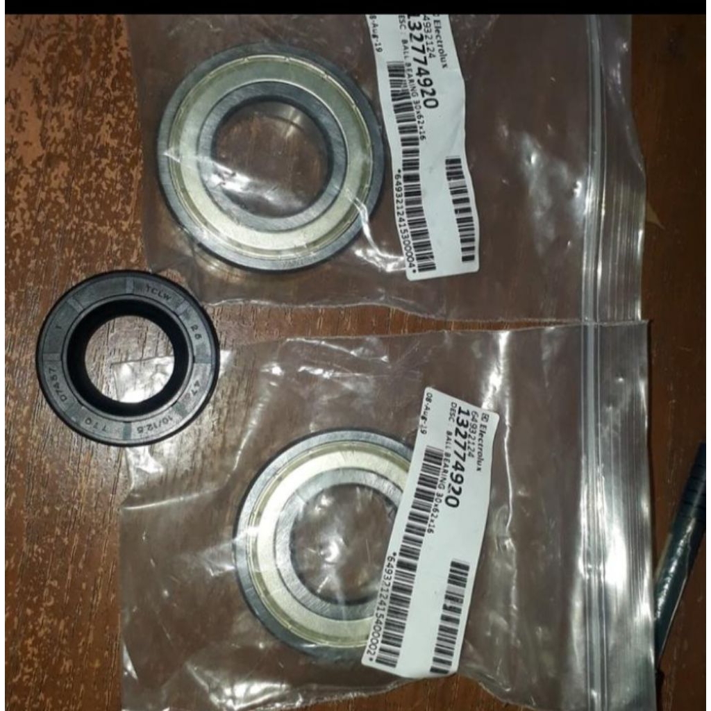 seal bearing set mesin cuci electrolux original