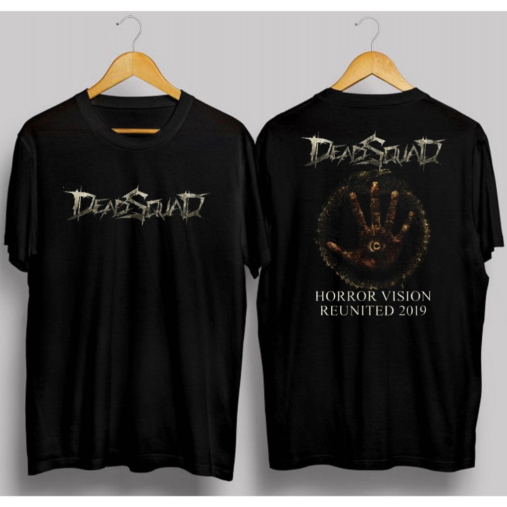 Kaos Band Deadsquad Horror Vision Reunited 2019 / Tshirt Musik Rock Metal