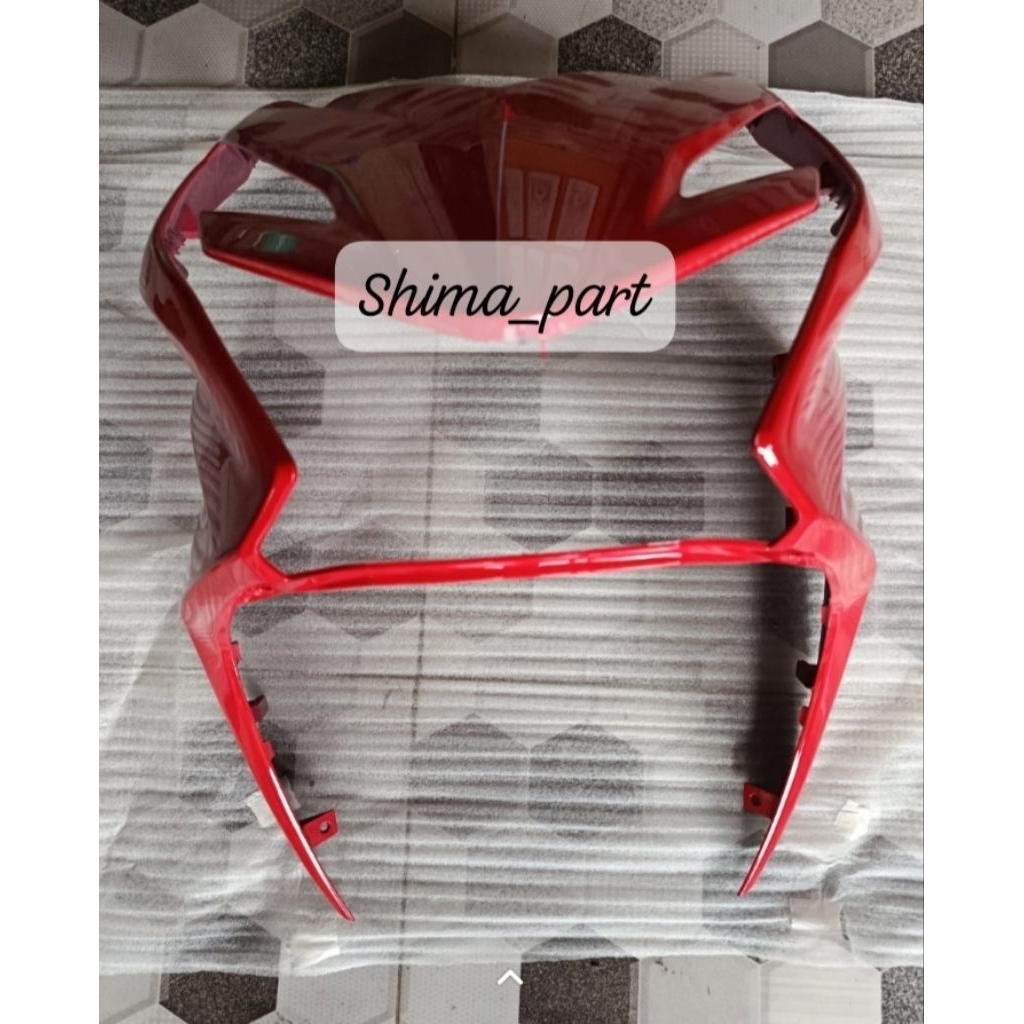 panel tambeng tameng depan k1a new 2024 2025 merah cabe merah Ferari merah glossy