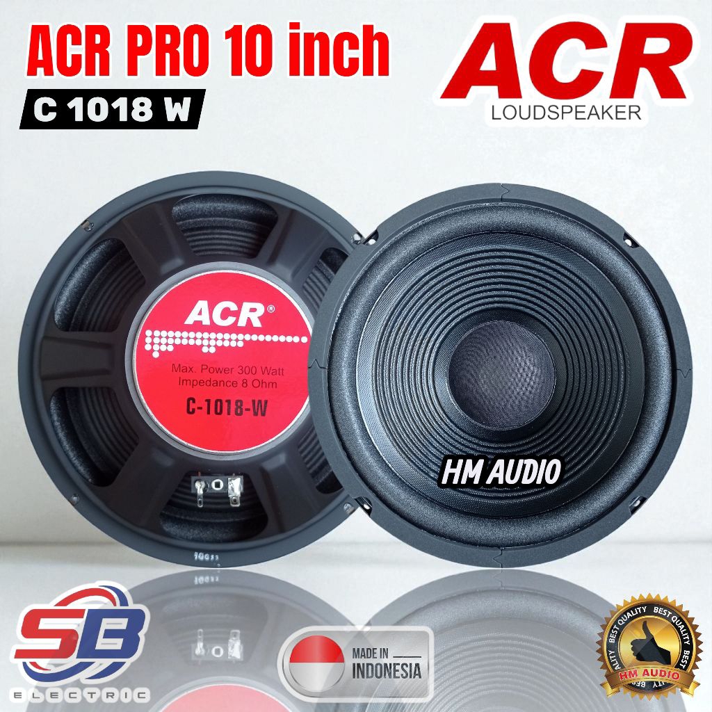 Speaker ACR Pro 10 inch Woofer C 1018 W Original