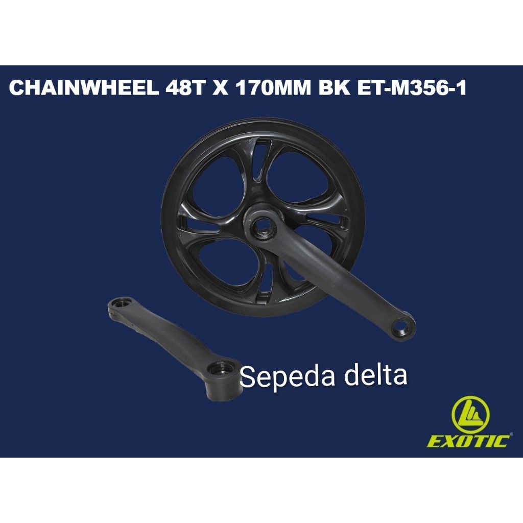 CRANK SINGLE 48T ATAU 52T EXOTIC