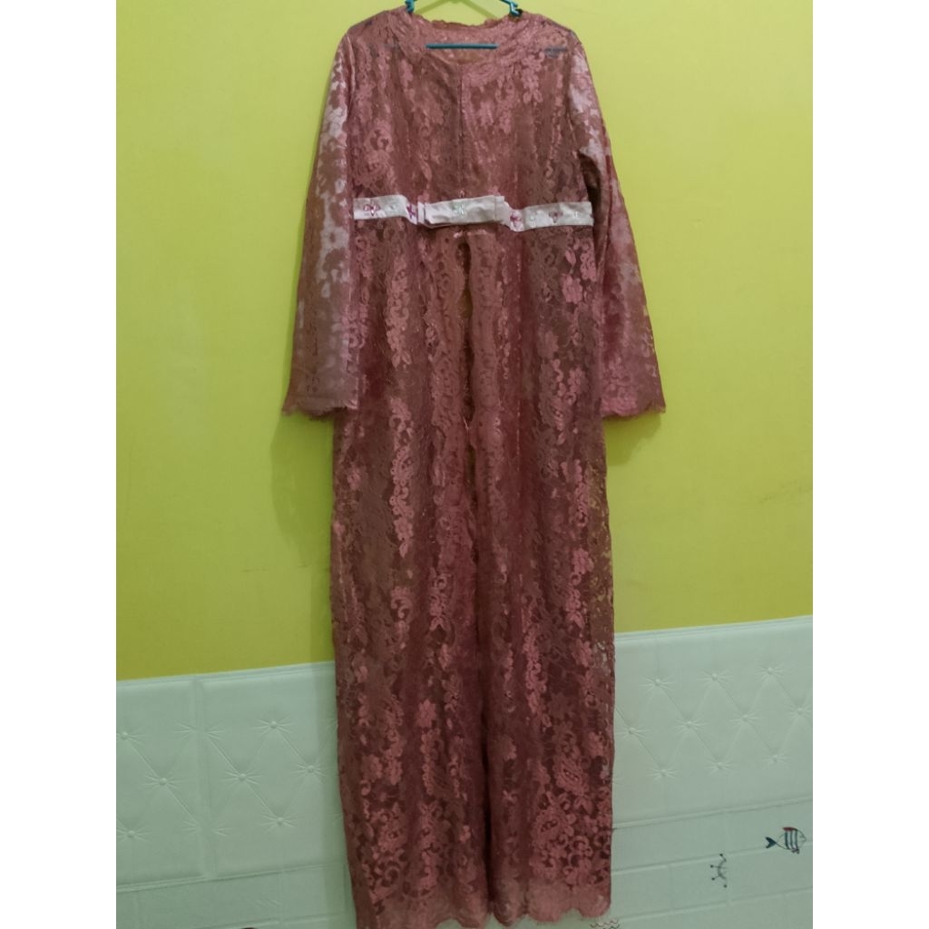 kebaya pink preloved