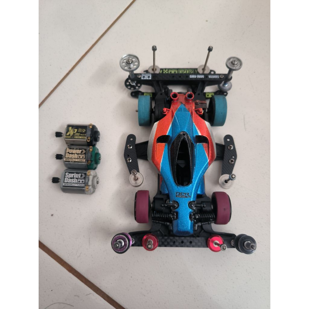 Tamiya Side Damper Super 2 Carbon Original