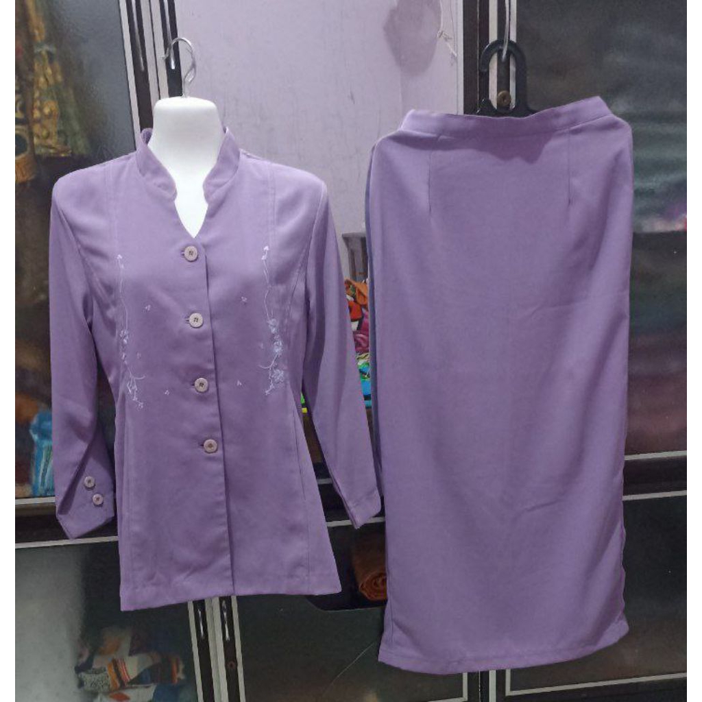 setelan seragam dinas wanita preloved