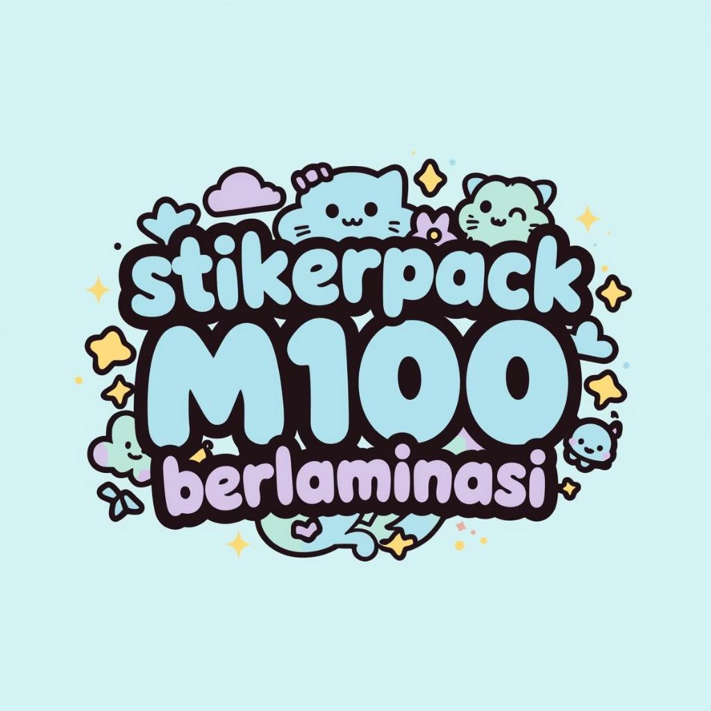 

stikerpack nama tempel type M100 berlaminasi