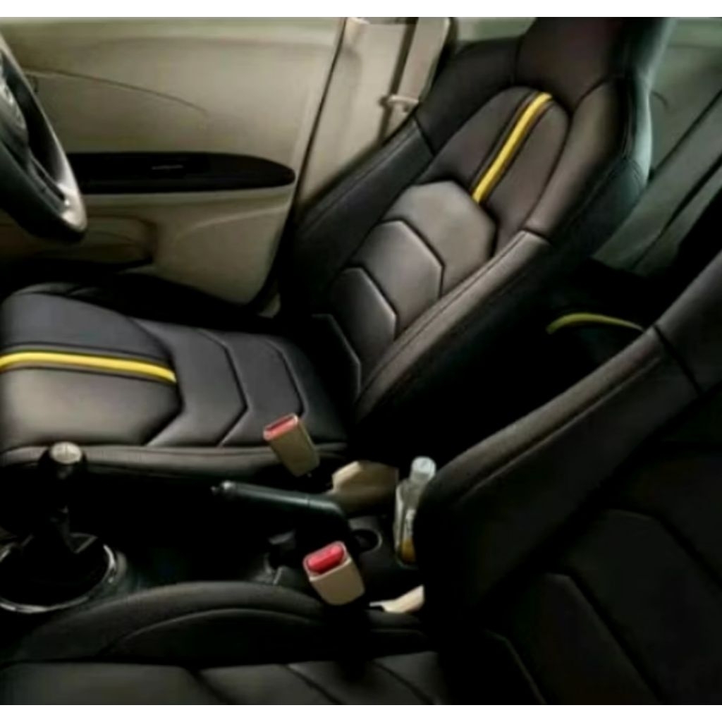 Sarung Jok Mobil Toyota Calya 2016-2020 Full Seat Semua Baris Bahan Tebal Bisa Custom