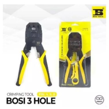 Crimping Bosi Modular Crimping Tool Kit - Tang Krimping Rj45 cat5e dan cat6e