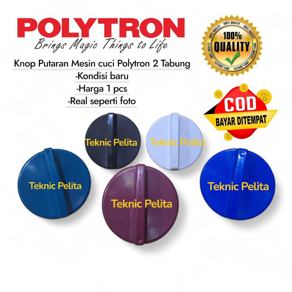 Knop Mesin Cuci Polytron 2 Tabung/ Putaran Timer Mesin Cuci Polytron 2 Tabung