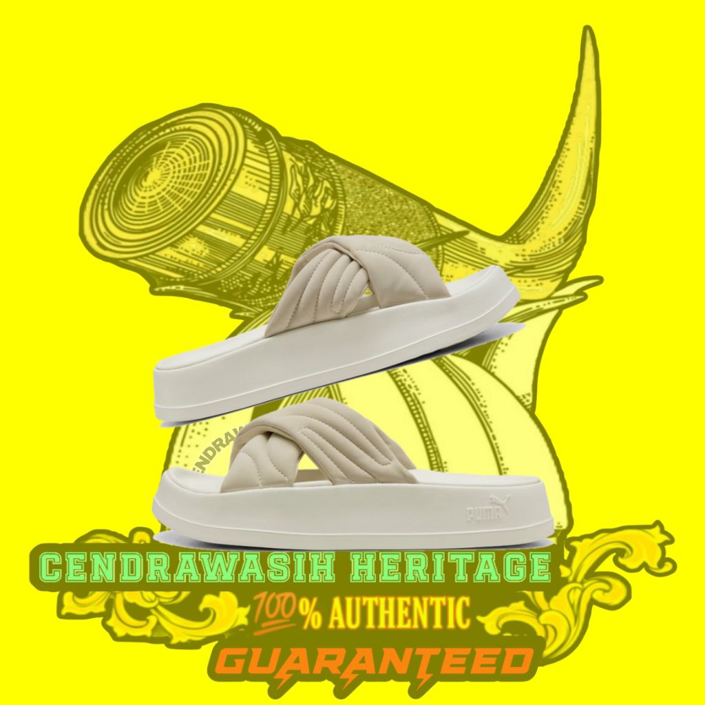 Puma Leadcat Womens Platform Sandals Desert Dust Original