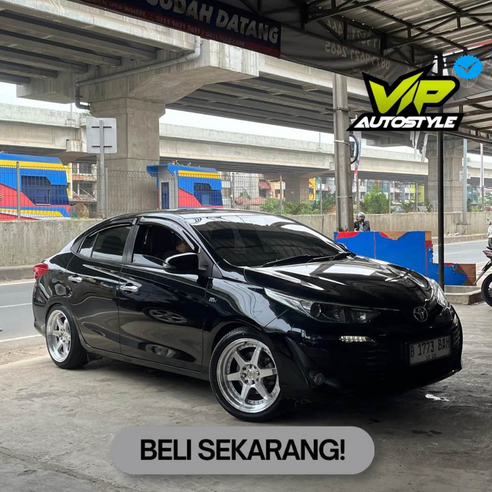 VELG RACING UNTUK VIOS HSR BORGO RING 17 TE37 MODEL CELONG TAMPILAN LEBIH SPORTY RATA BODY TERMURAH