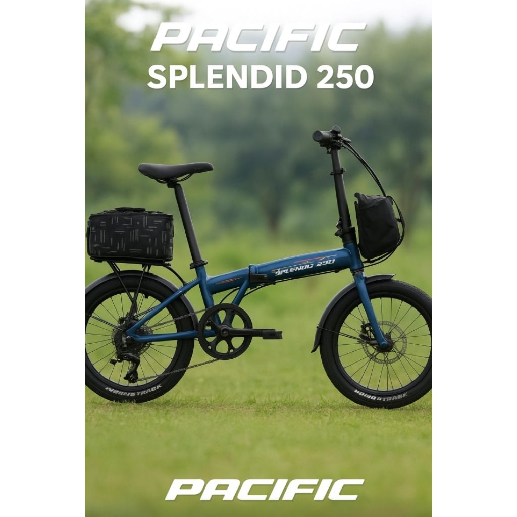 SEPEDA LIPAT PACIFIC SPLENDID 250 SHIMANO 7SPEED 20 INCH NEW PROMO TERBATAS