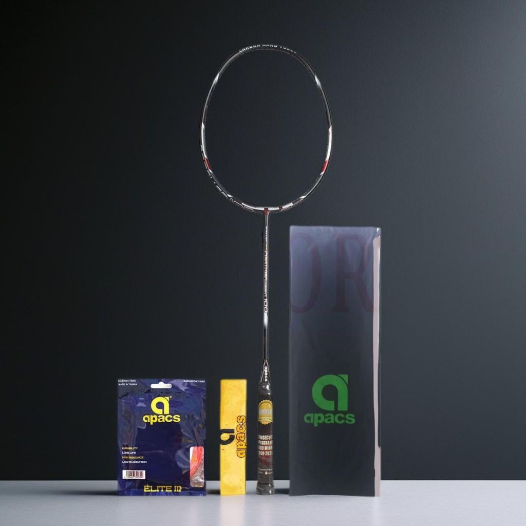 Raket Badminton Apacs Feather Weight 100 Bonus Komplit Apacs Feather Weight 100